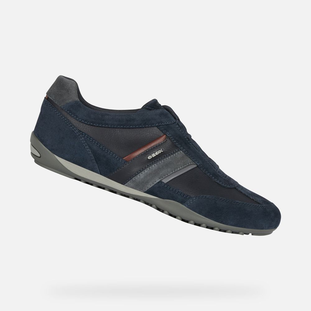 Geox Sneakers Navy Wells - Geox Mens Shoes - GCBJHX702